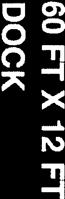 Label for dock dimensions