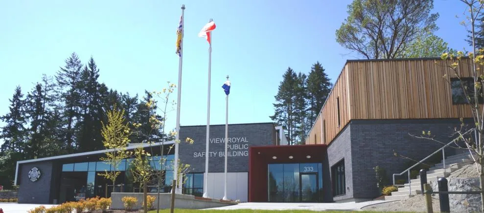 Exterior of View Royal Public Safety Building