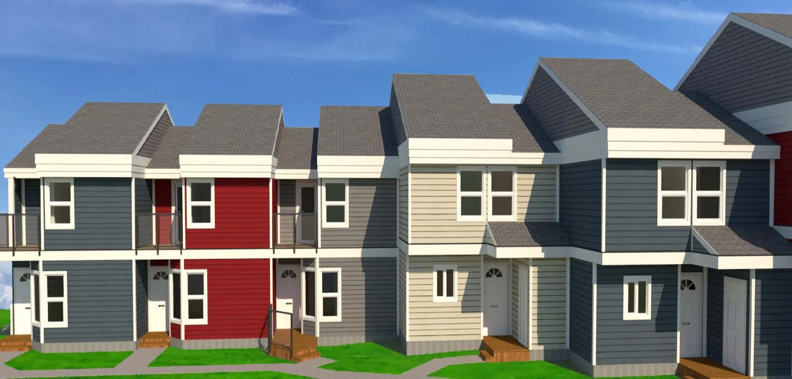 Additional rendering view of the proposed building envelope updates