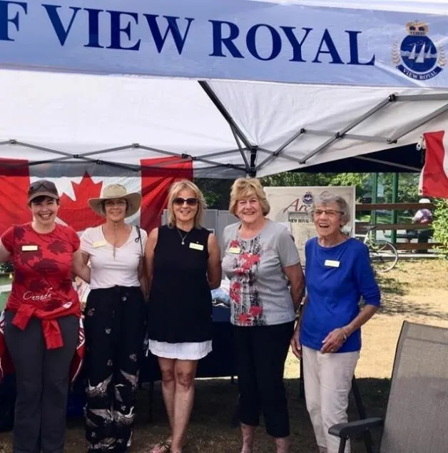 View Royal Archives put on a display at their booth and were on-hand to answer numerous questions from visitors