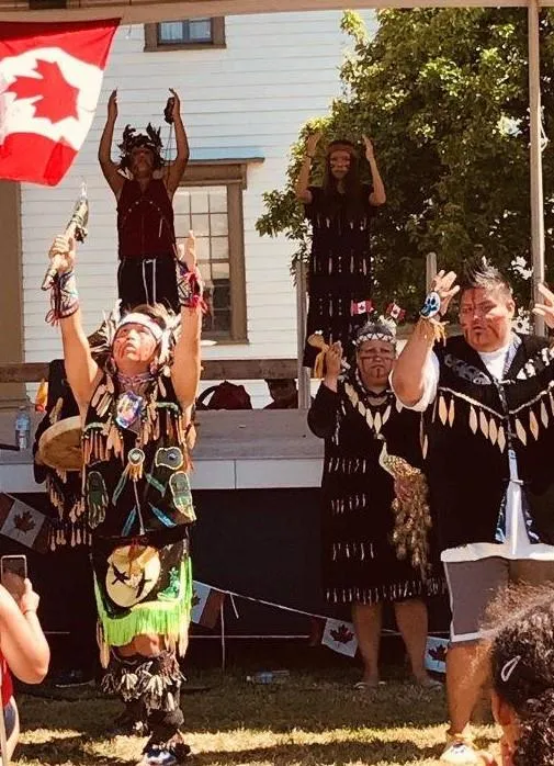 A wonderful performance by the Lekwungen Traditional Dancers