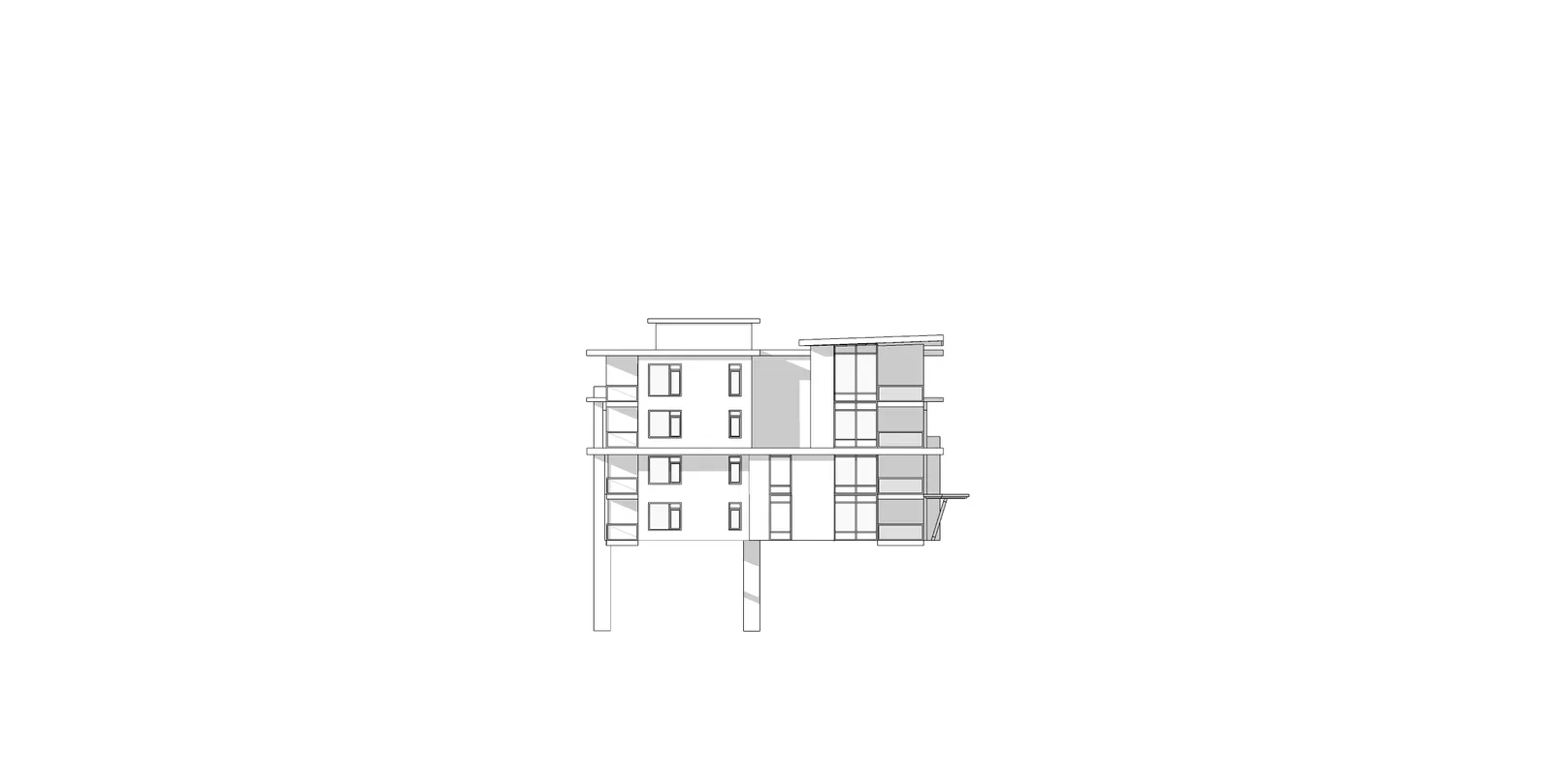 Building 1 South Elevation