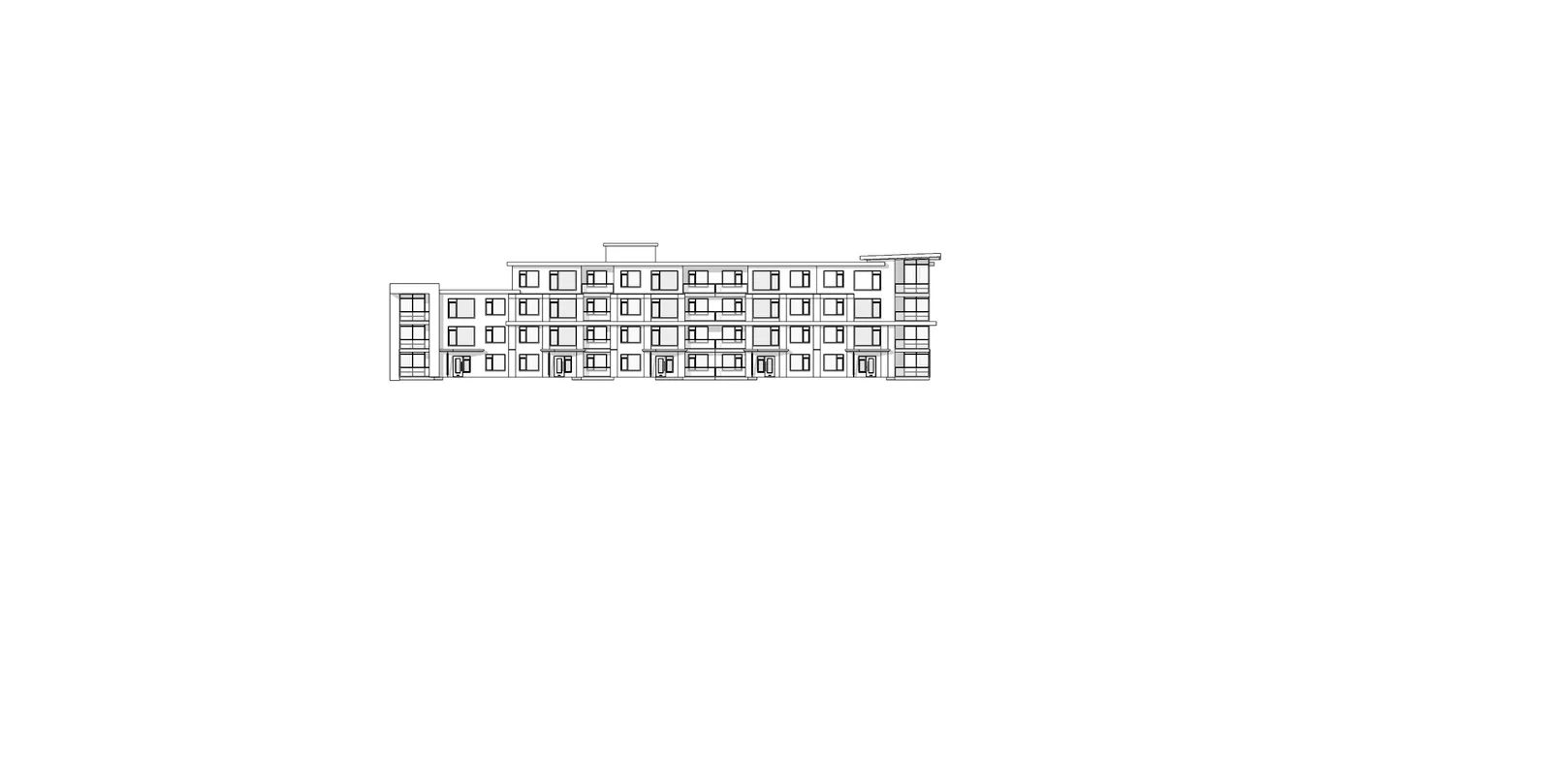 Building 1 North Elevation