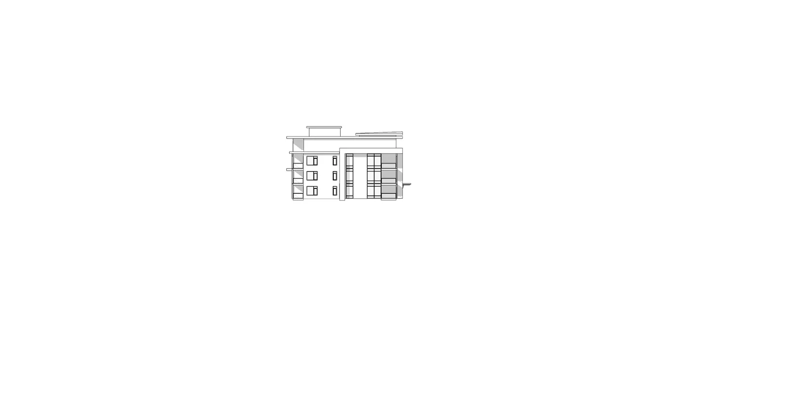 Building 2 East Elevation
