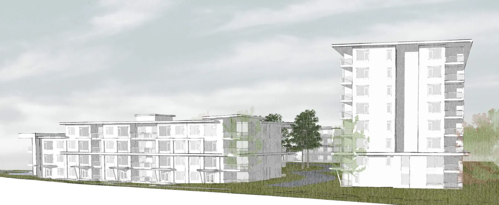 Building 3 East Elevation