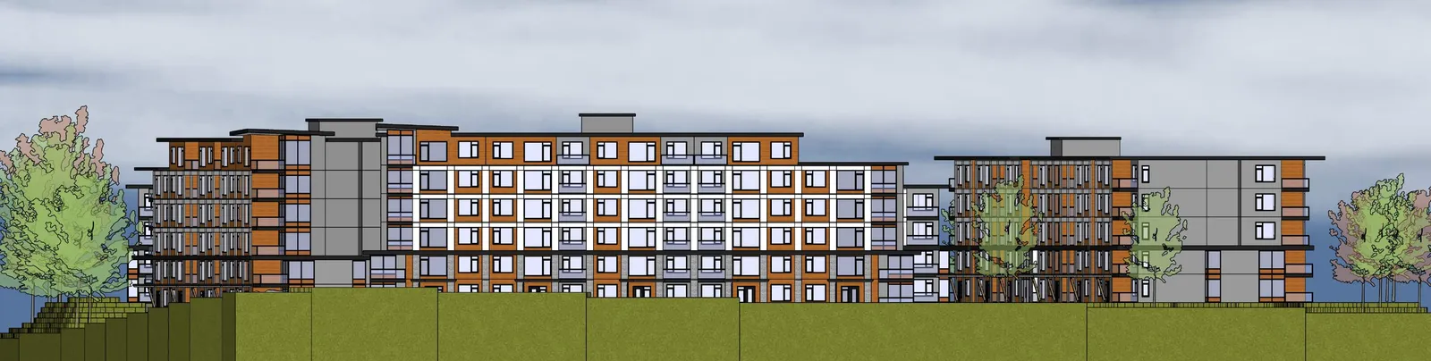 Building 3 South Elevation
