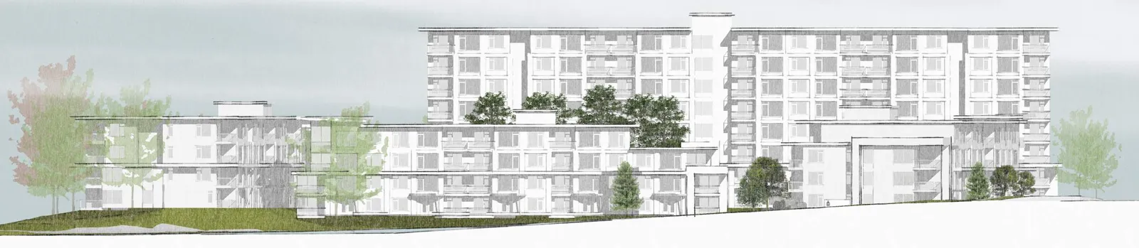 Building 4 South Elevation