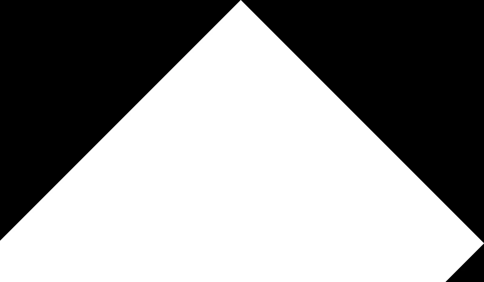 Geometric white shape