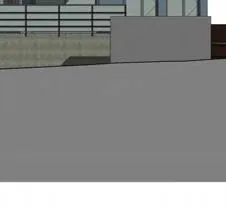 Section detail of ground floor lobby area