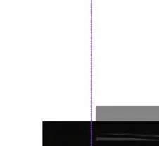 Detail of long section through units 601 and 602