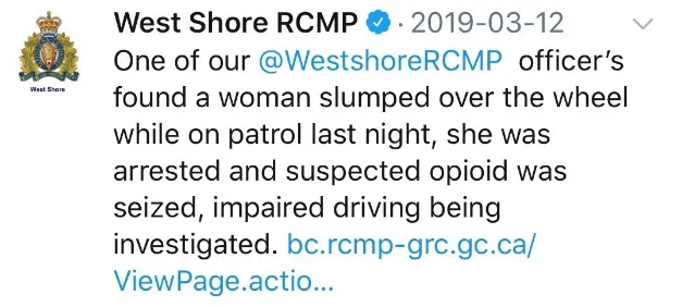 Tweet from March 21, 2019, about high school drama students partnering with police for Crisis Negotiator training