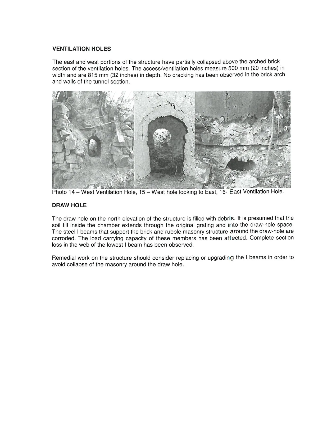 Photo 7 – Rubble Base with mortar,