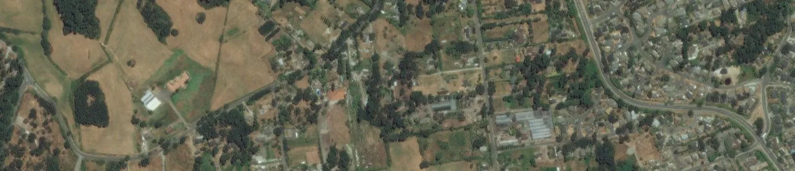 Strip of aerial photo showing Victoria General Hospital area