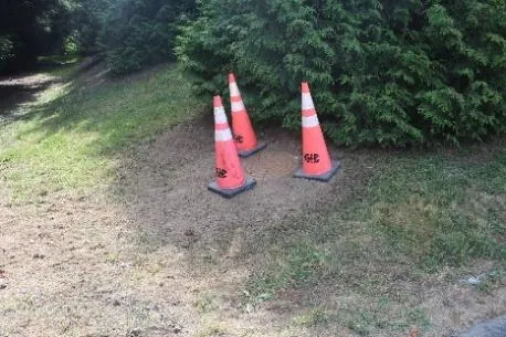 After picture of sewer manhole near 87 Marler Drive