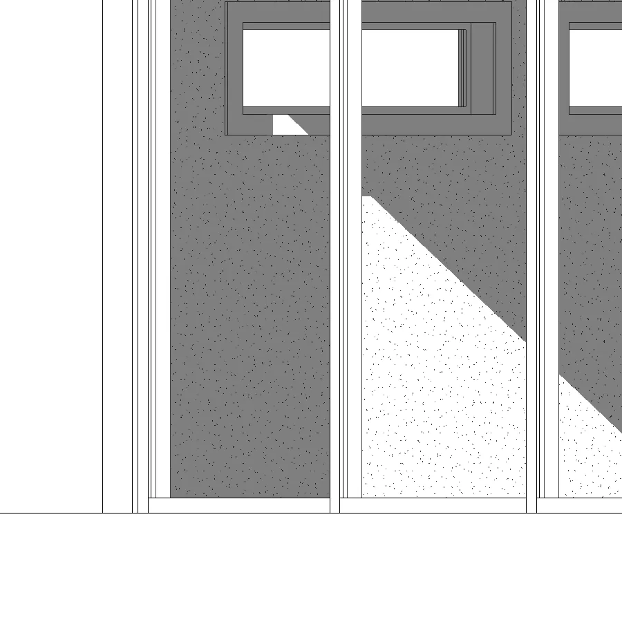 Architectural rendering of the proposed enclosure front view