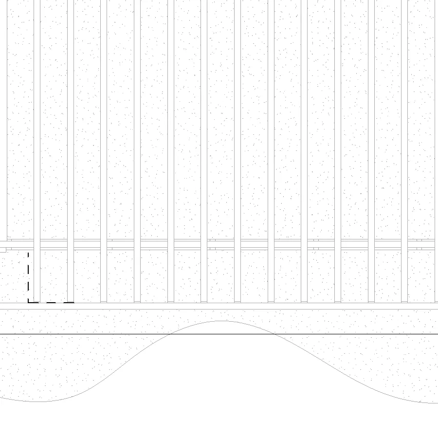 Detail of sliding door annotation