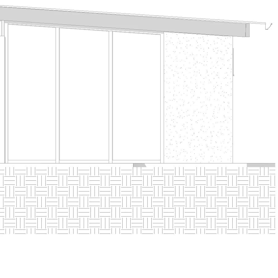 Right elevation drawing