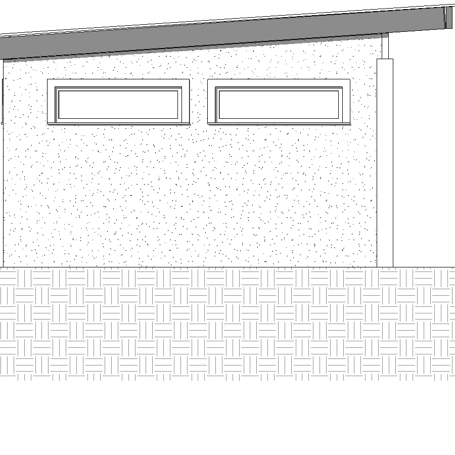 Section assembly annotations - exterior conc wall