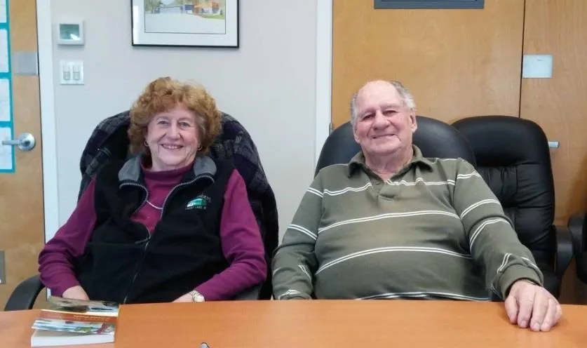 Rosemary Griffiths and Alec Keiser participating in the Oral History Project