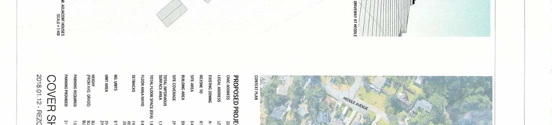 Context plan aerial view indicating the development site and surrounding context with designated 3D view angles