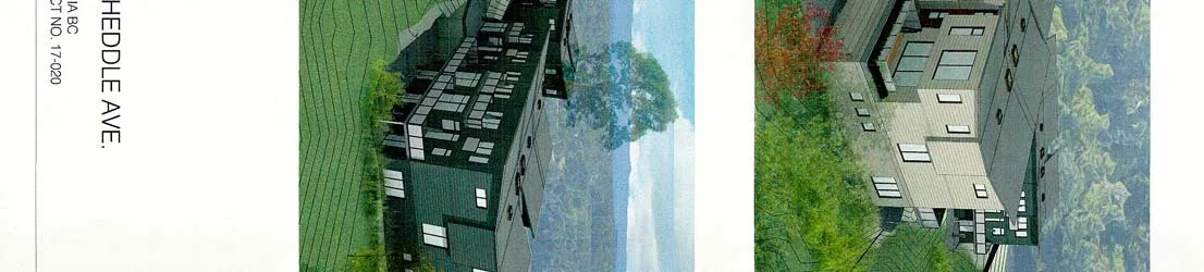 Labels for 3D View 2 Looking East and 3D View 4 Looking West with corresponding renderings