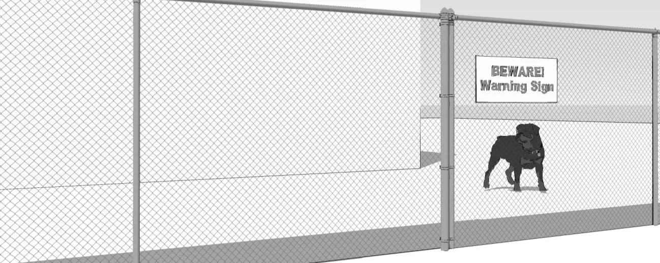 Rendering of a Wall Sign
