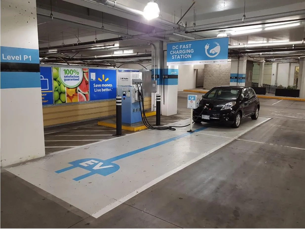 Figure 3 - Level 3 Charging Station at Uptown (photo courtesy of Plugshare.com)