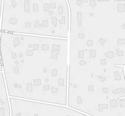 Map segment showing houses 248, 243