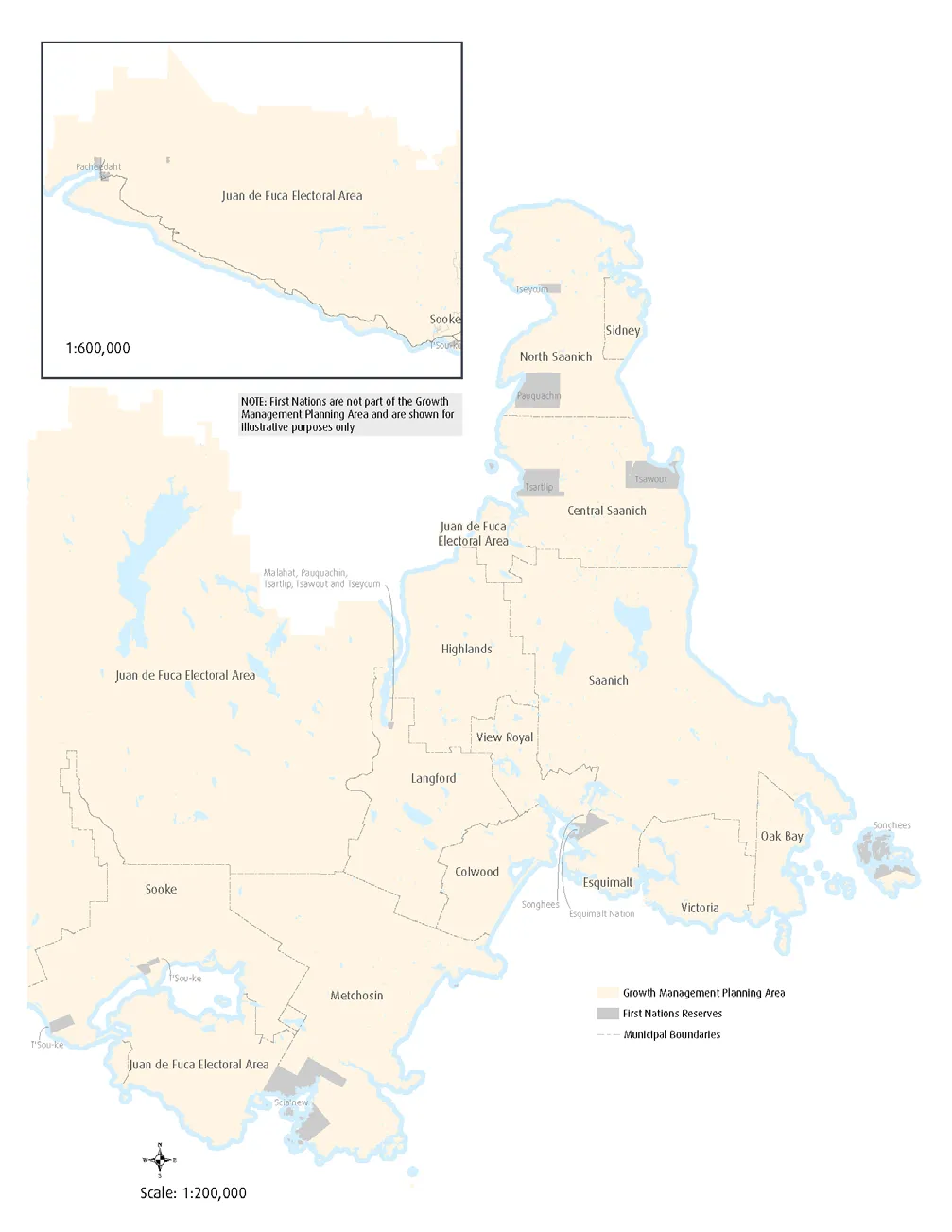 Map 1: Regional Growth Strategy Area