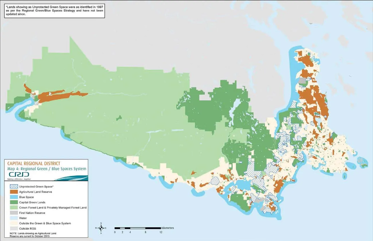 Map 4: Regional Green / Blue Spaces System