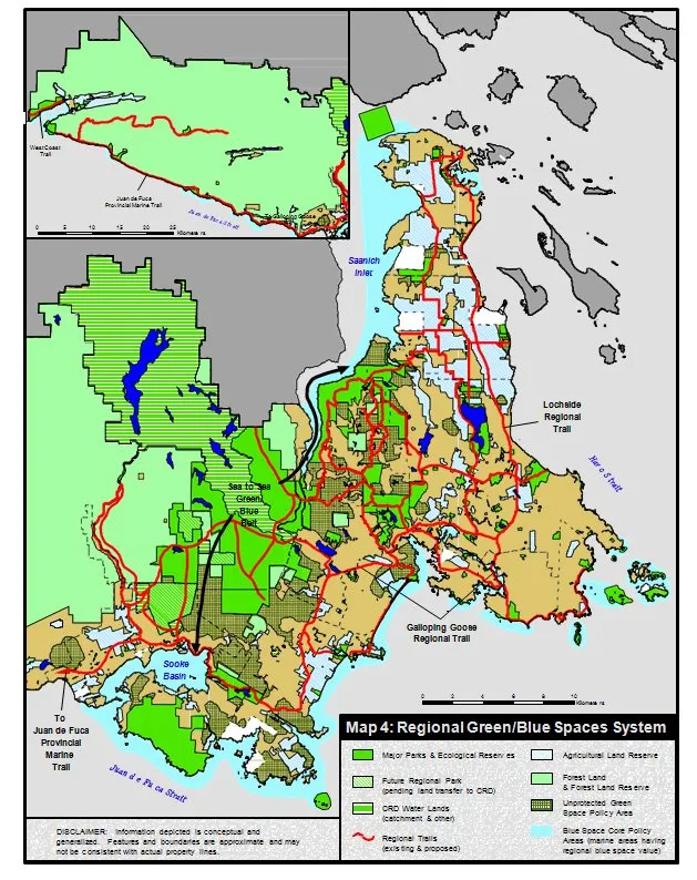 Detailed Map 4: Regional Green/Blue Spaces System
