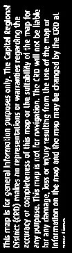 Disclaimer text block from the Capital Regional District