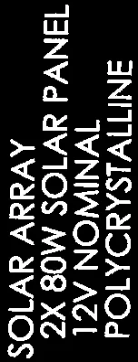 Solar array specifications text