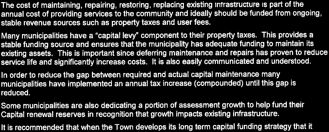 Discussion on capital levy components and annual tax increases