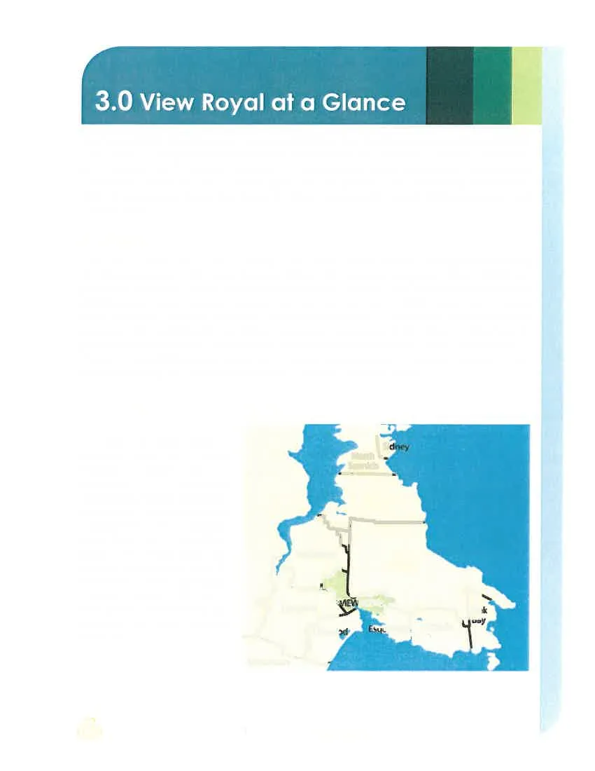 Context map showing View Royal centrally located within the Capital Regional District, surrounded by other municipalities