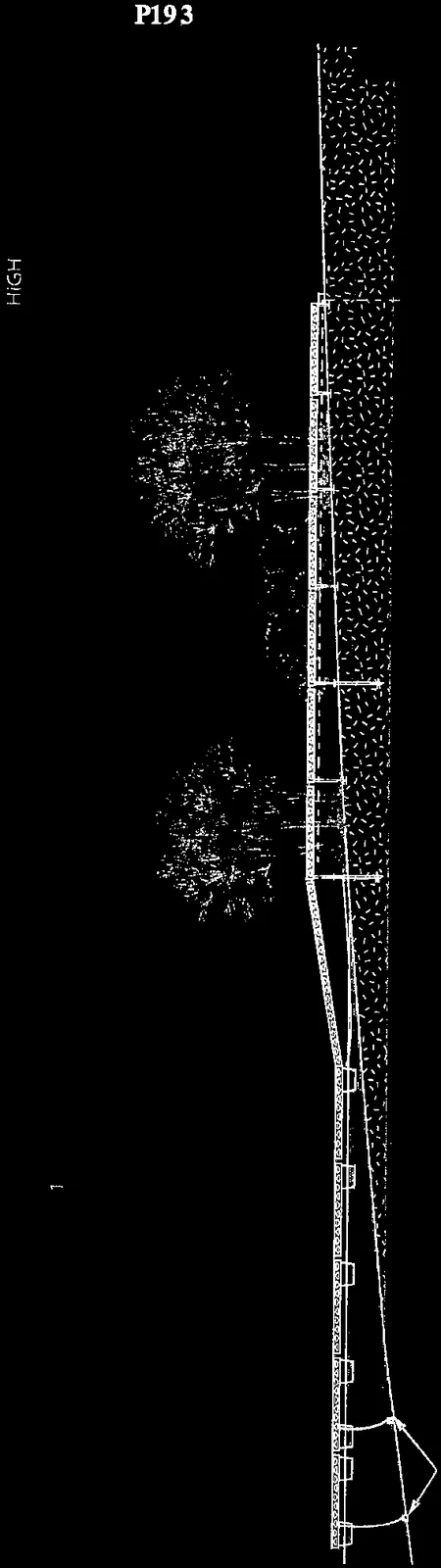 Scale bar for the dock elevation and plan drawings (Scale 1:100)