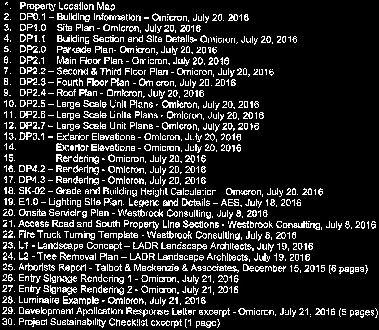 Bottom half of Attachment list