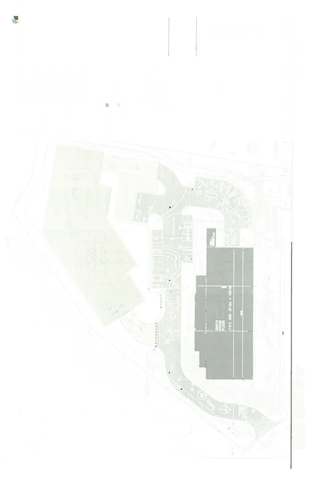 Key Plan showing Phase A South Building and future Phase B North Building