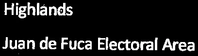 Area list Highlands and Juan de Fuca