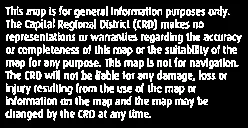 Detailed view of the "Important" disclaimer text located at the bottom left of the property map.