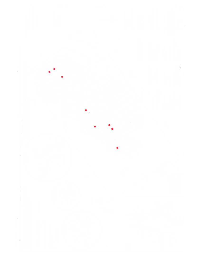 Red dot indicators overlaying specific lots on the subdivision plan.