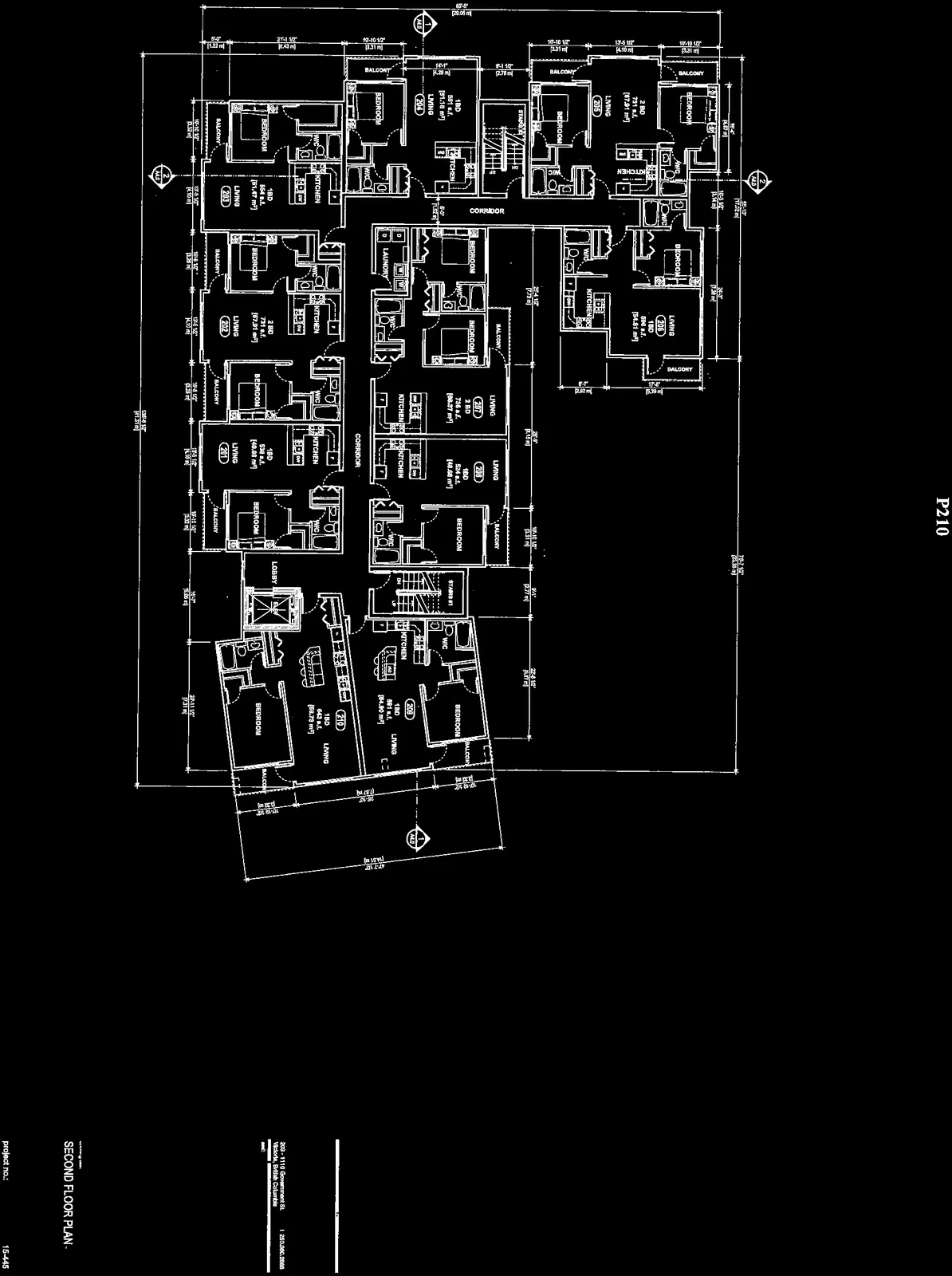 Sheet A2.2 Second Floor layout
