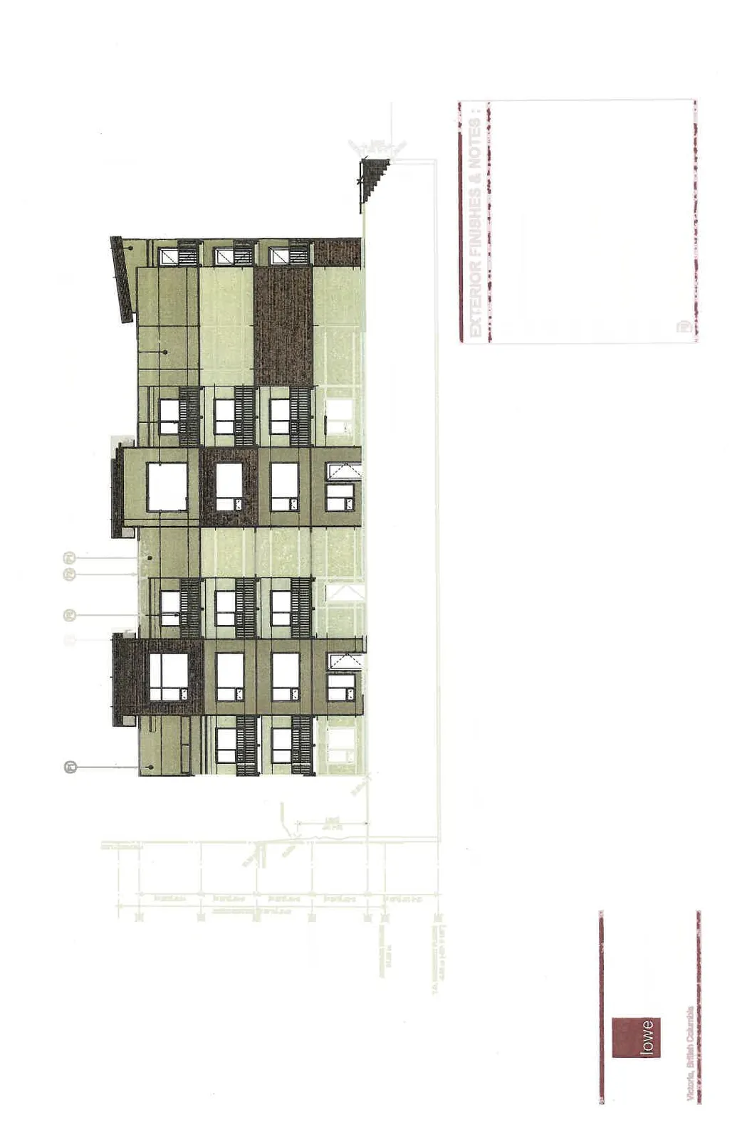 West Elevation rendering
