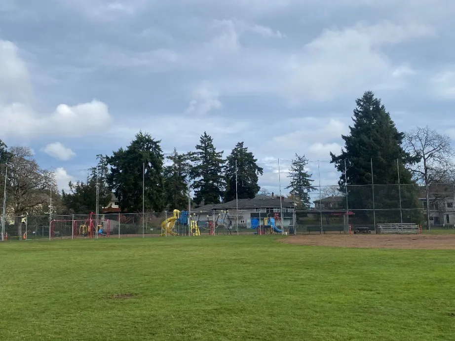 New high-profile perimeter fencing at Diamond #4 at Helmcken Centennial Park