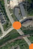 Top segment of a site plan showing "Thetis Lake Residential" project data and buildings B and C