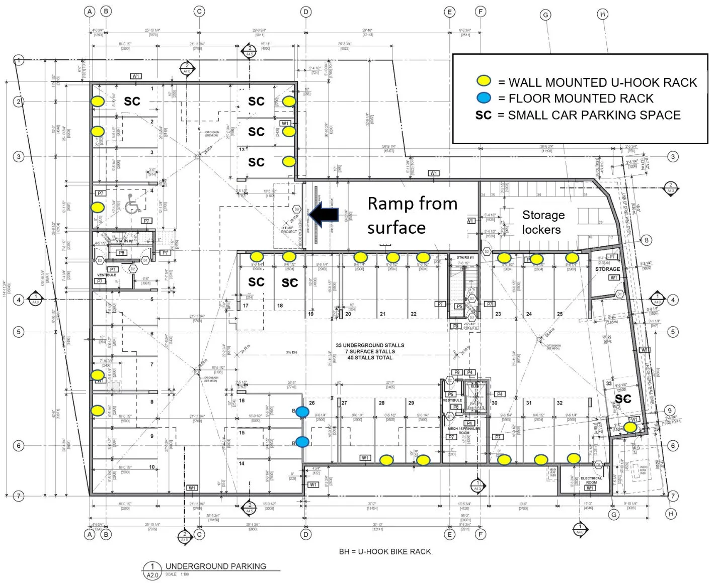 Figure 4. Underground parking area plan