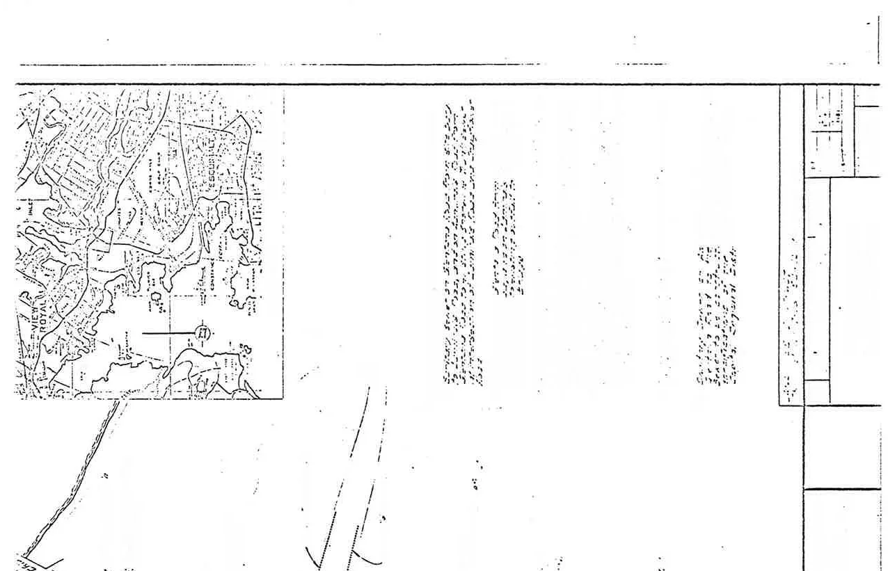Full topographic plan of the Glentana Housing development site, showing roads (Shoreline Drive, Craigflower Road, Glentana Road), existing utilities, and site topography.