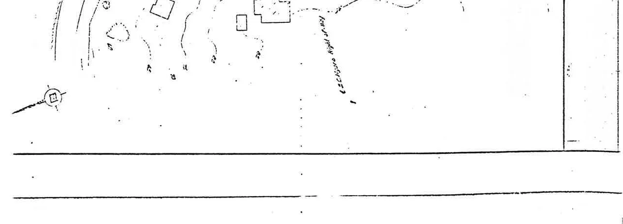 Detail showing the B.C. Hydro Right-of-way crossing the development site.