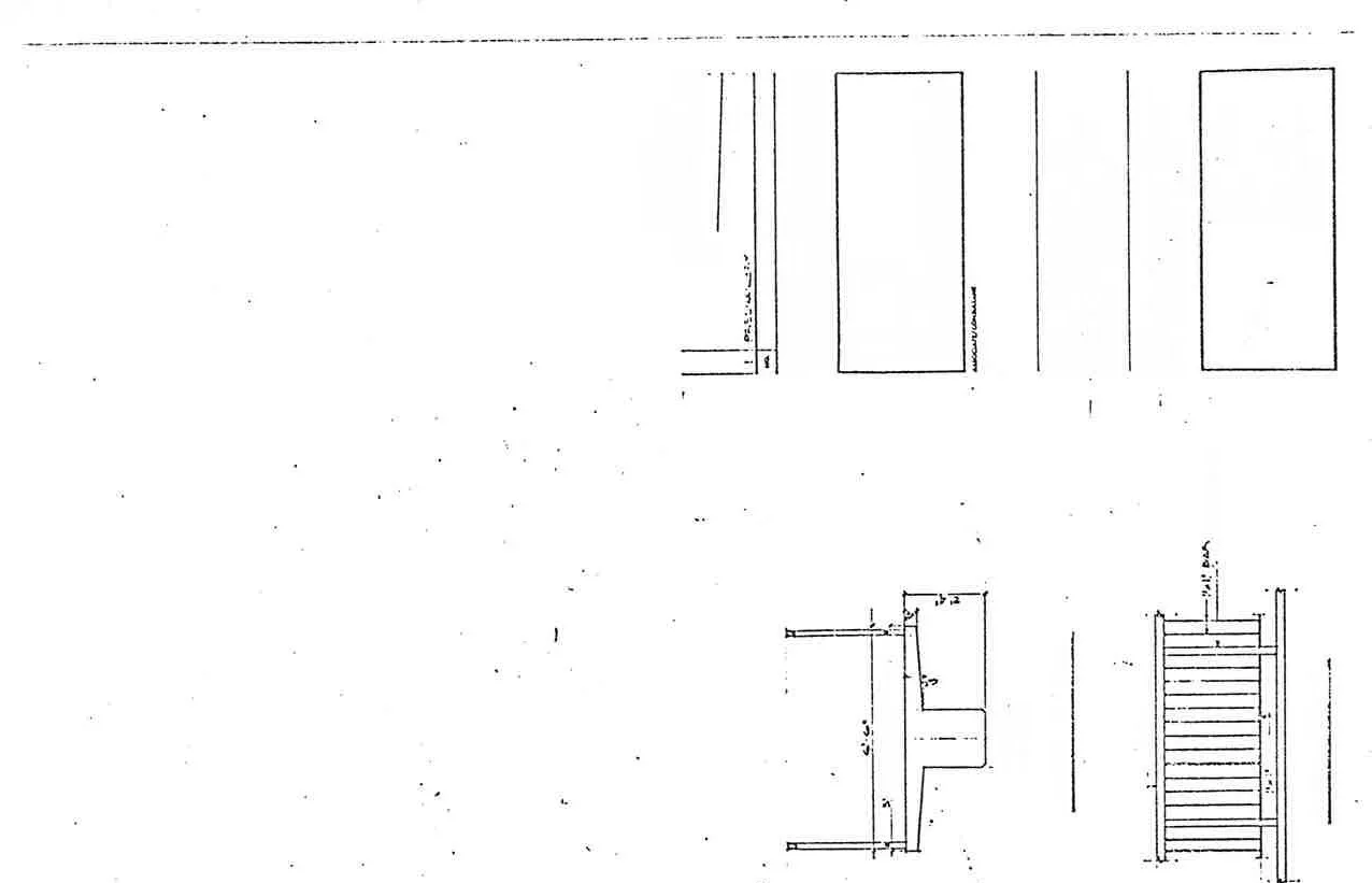 Technical drawings showing "Ramp Section" and "Railing Detail"