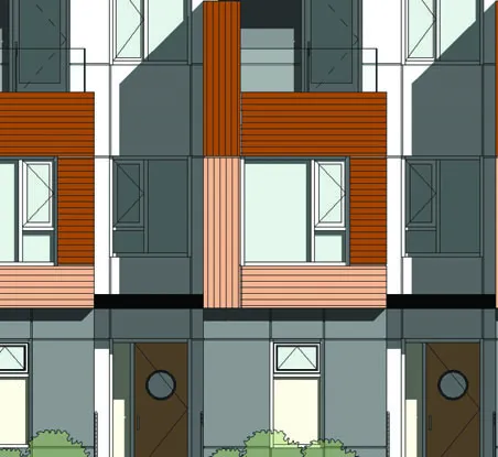 Interior unit partition detail